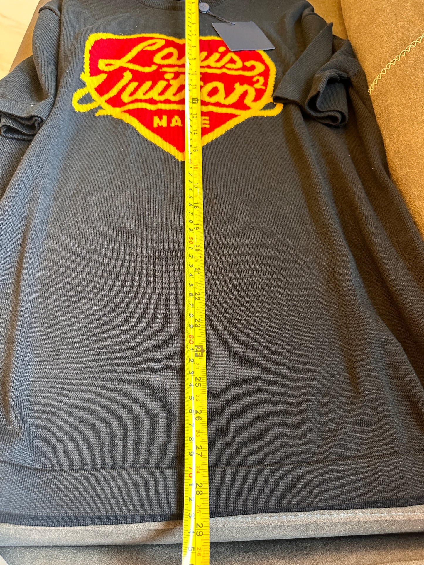 Blusa de malha Louis Vuitton preta