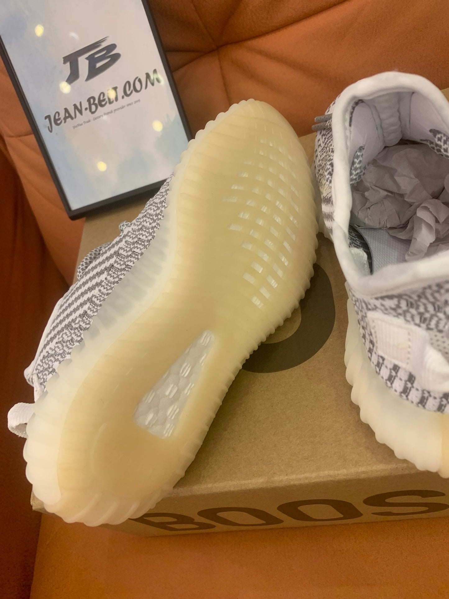 Adidas Yeezy Boost 350 V2 Kids “Static Reflective” Sneakers
