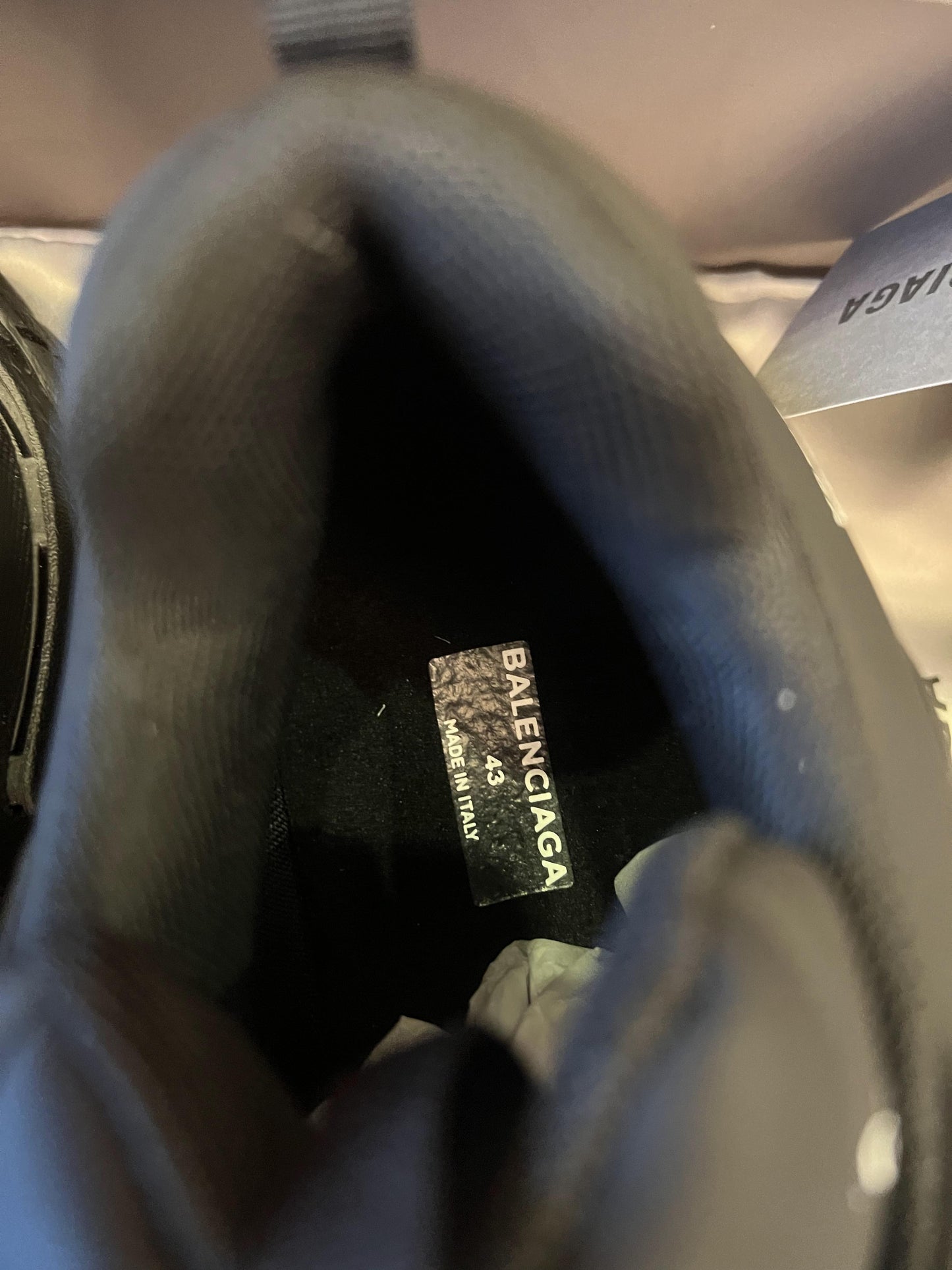 Balenciaga Triple S Black Chunky Sneakers Shoes