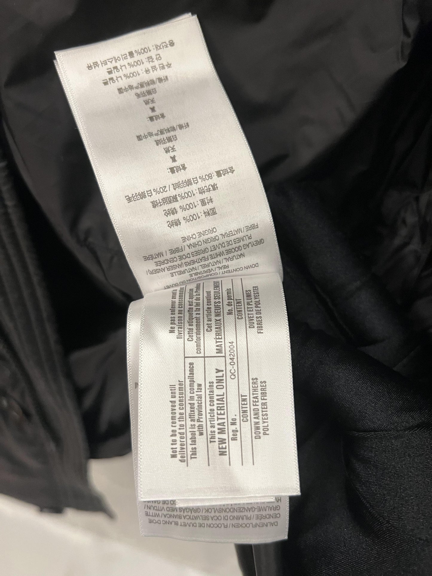 Burberry London England Black Puffer Jacket