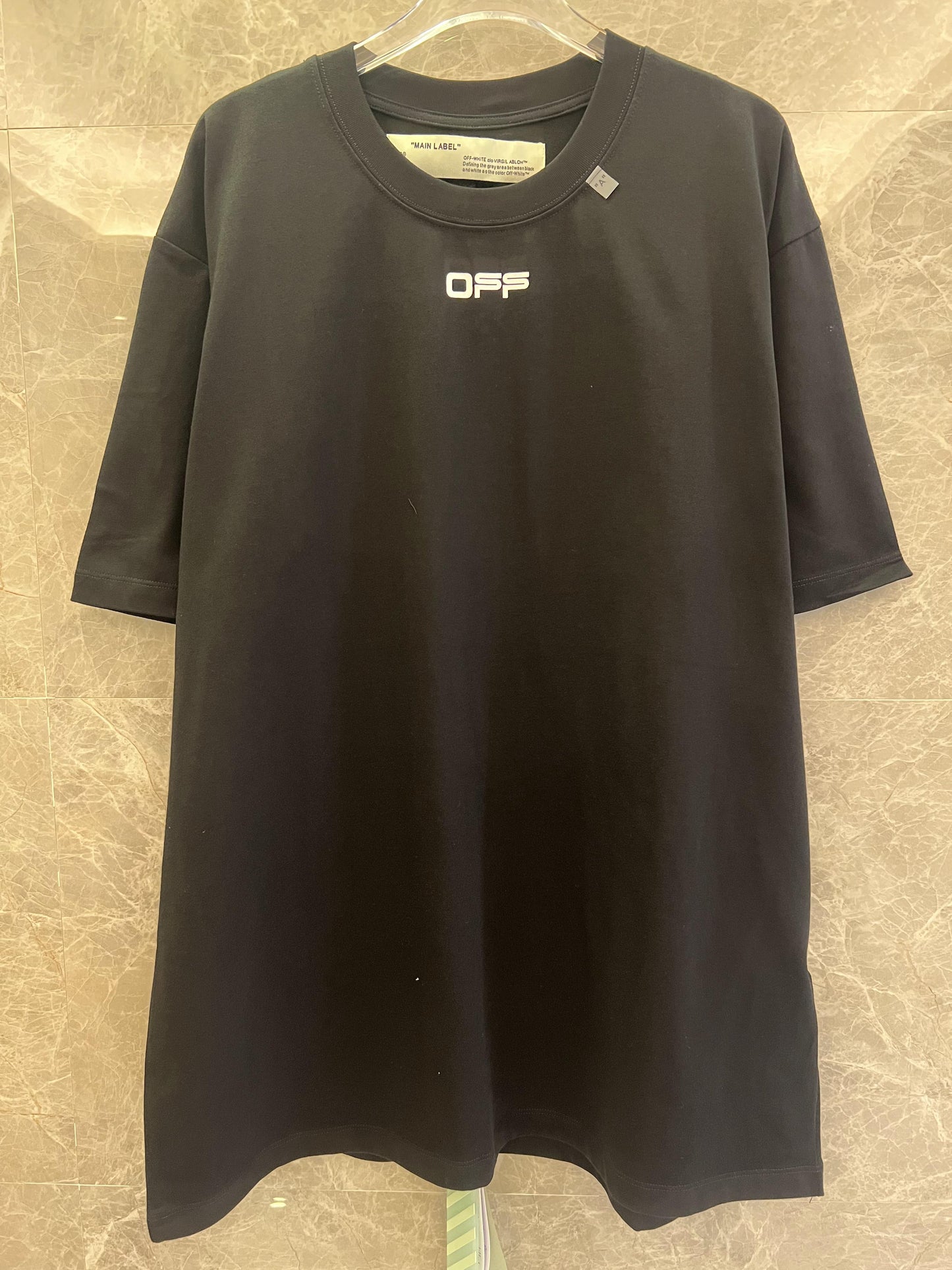 Off-White™ angel graphic black t-shirt