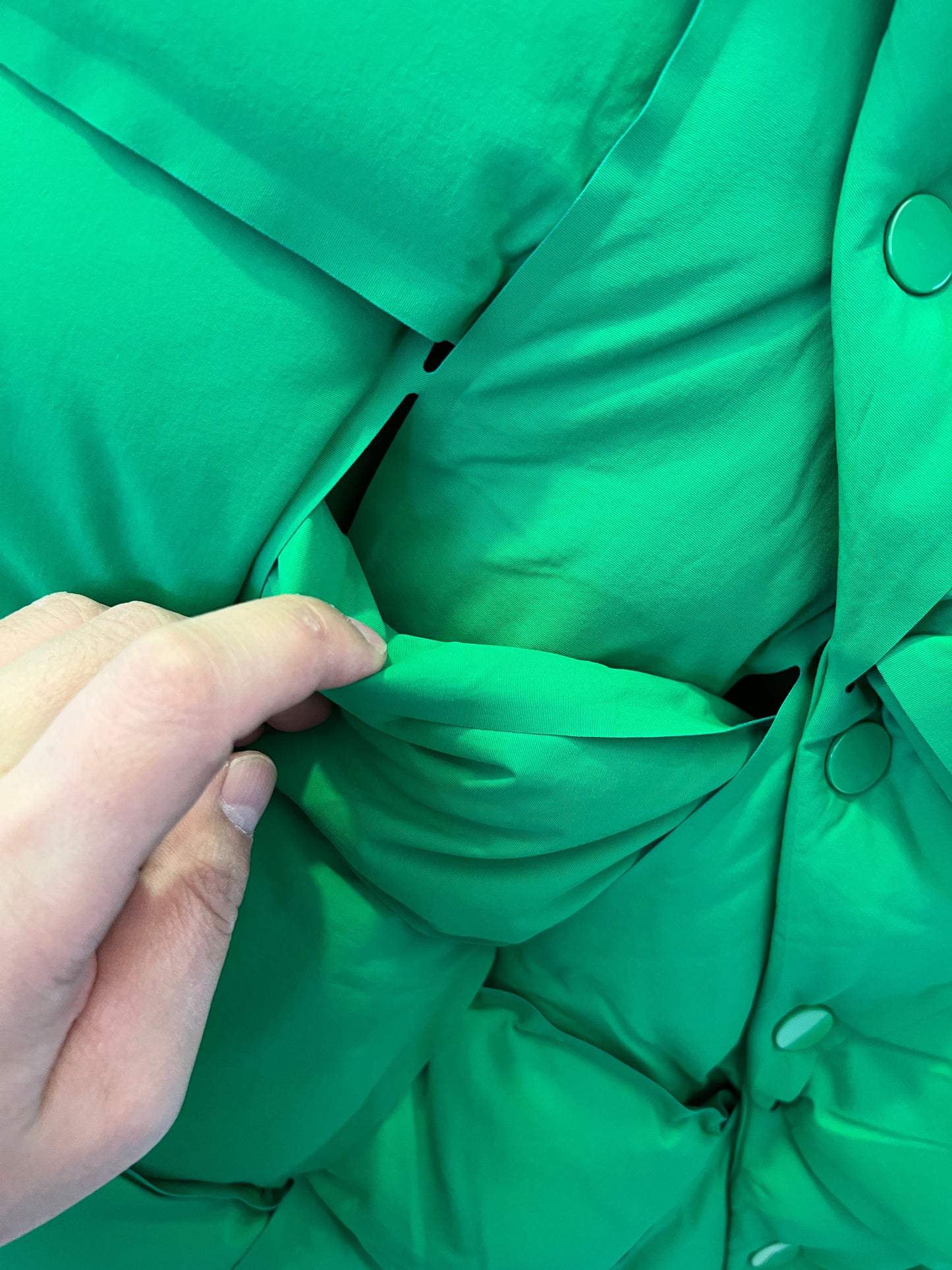 Bottega Veneta Colete Acolchoado Verde Puffer