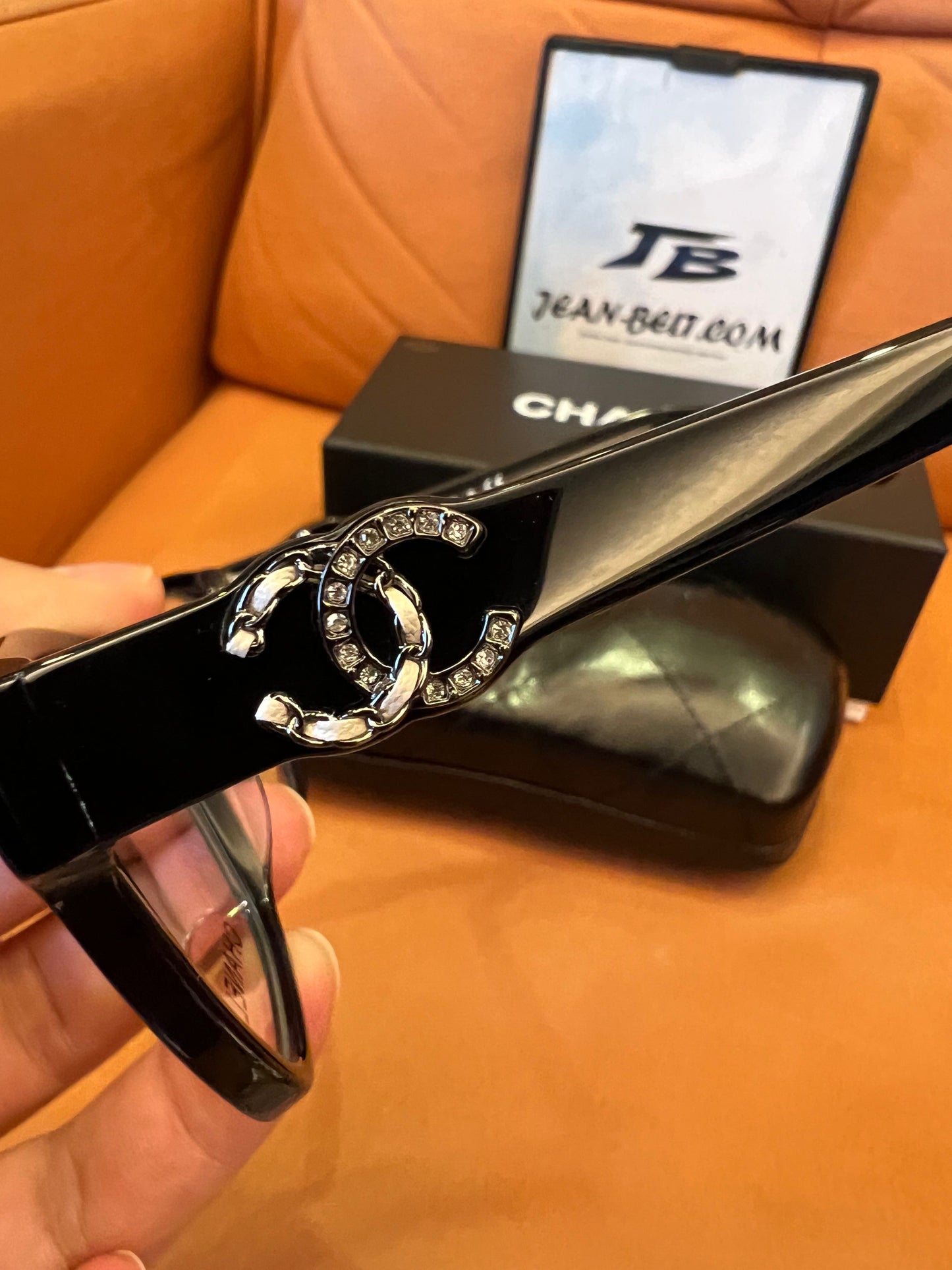 Chanel Rectangular Eyeglasses - Black Frame