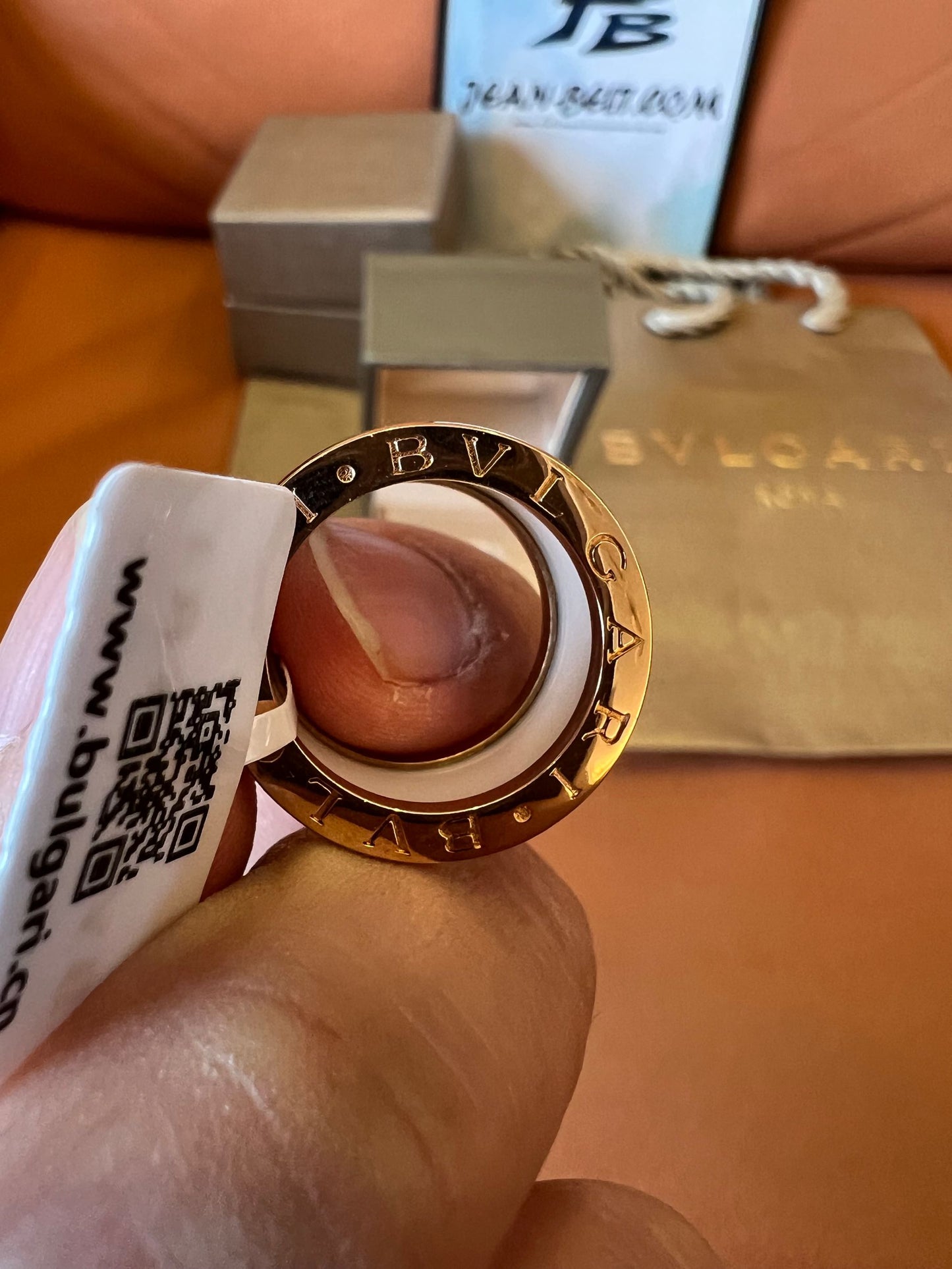 Bvlgari B.Zero1 Ceramic Band Ring - A Statement of Elegance