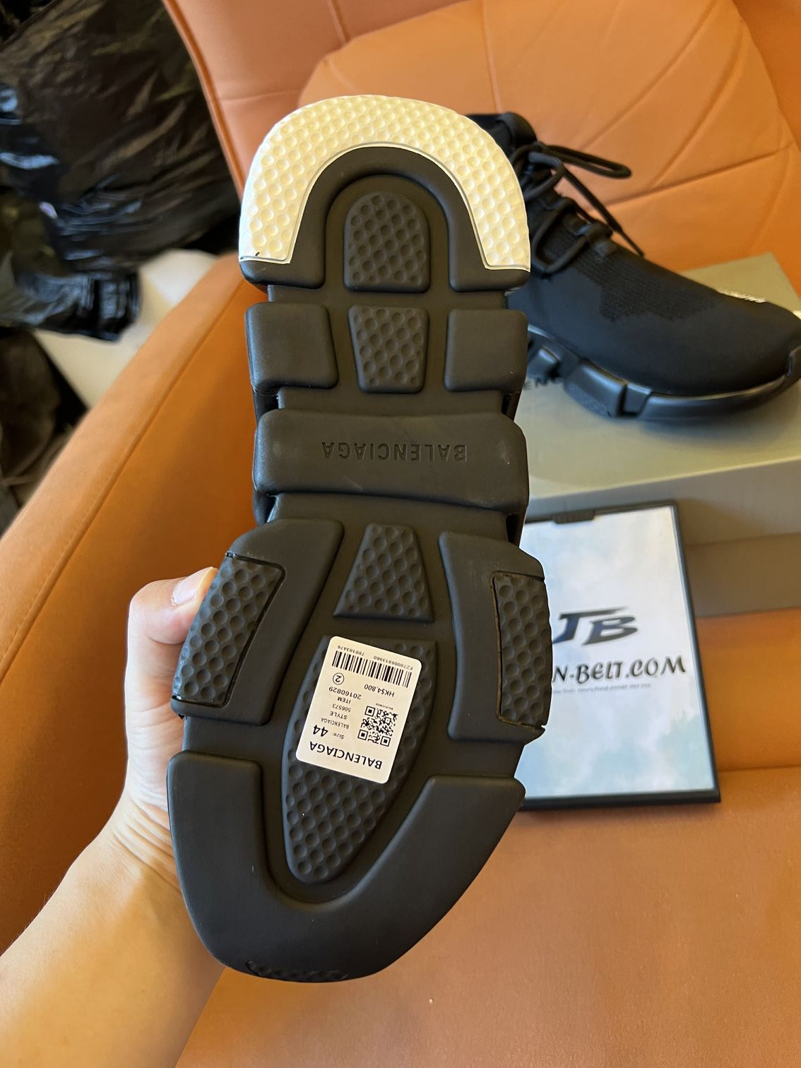 Balenciaga Speed Lace Up Knit Black Sneakers