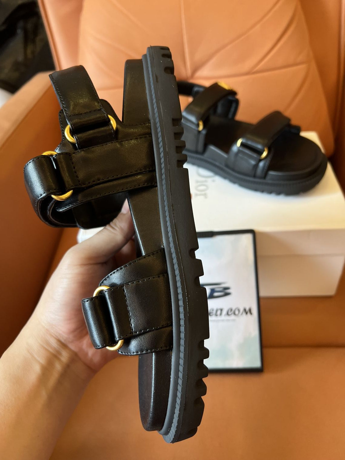 Sandalias DiorAct de piel para mujer de Christian Dior