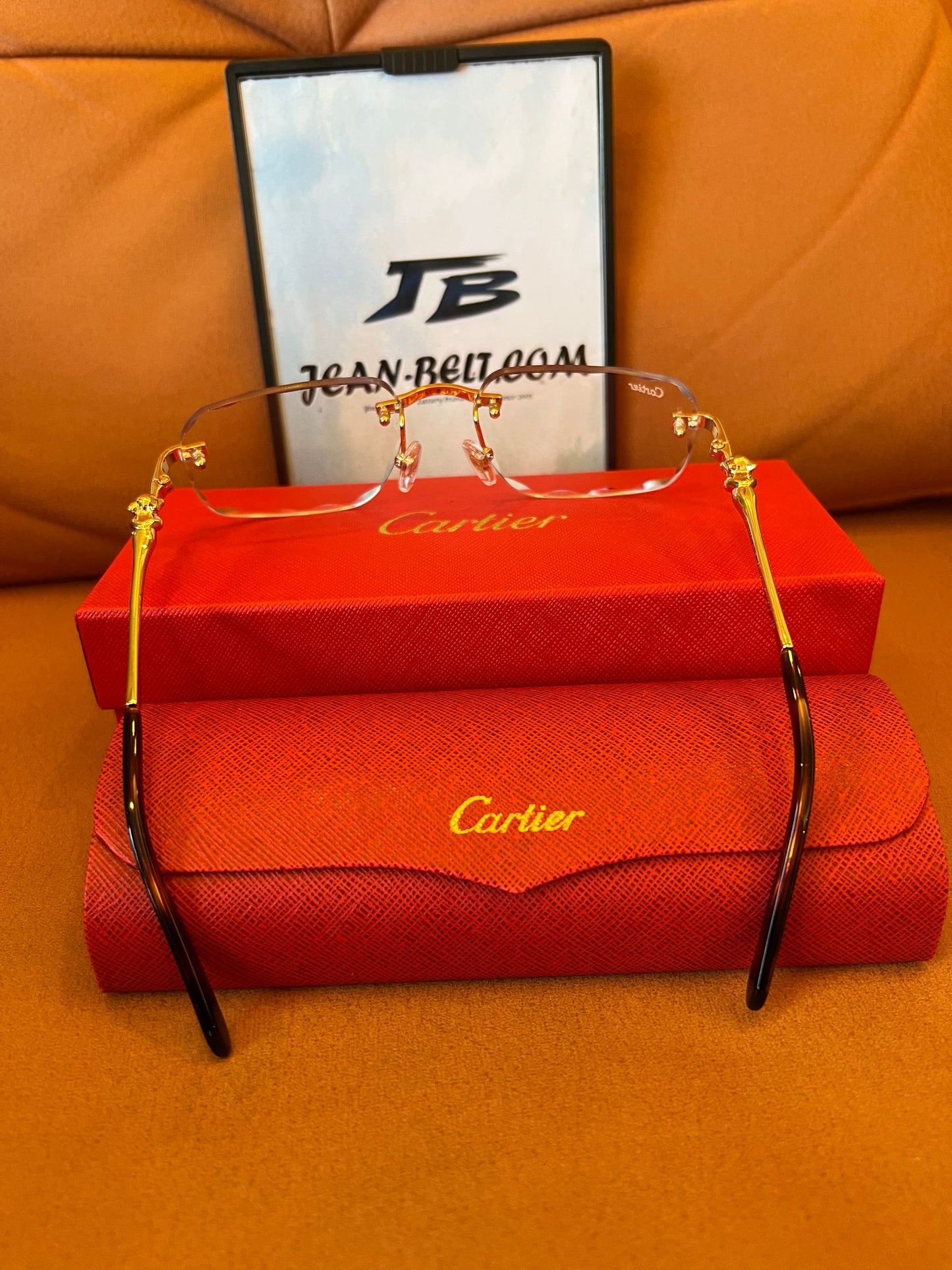 Cartier Rimless Eyeglasses - Gold Frame