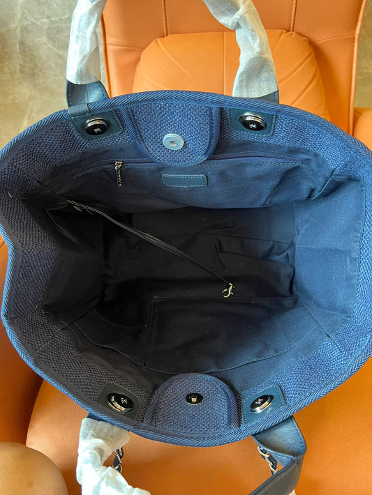 Chanel Handbag Navy Blue