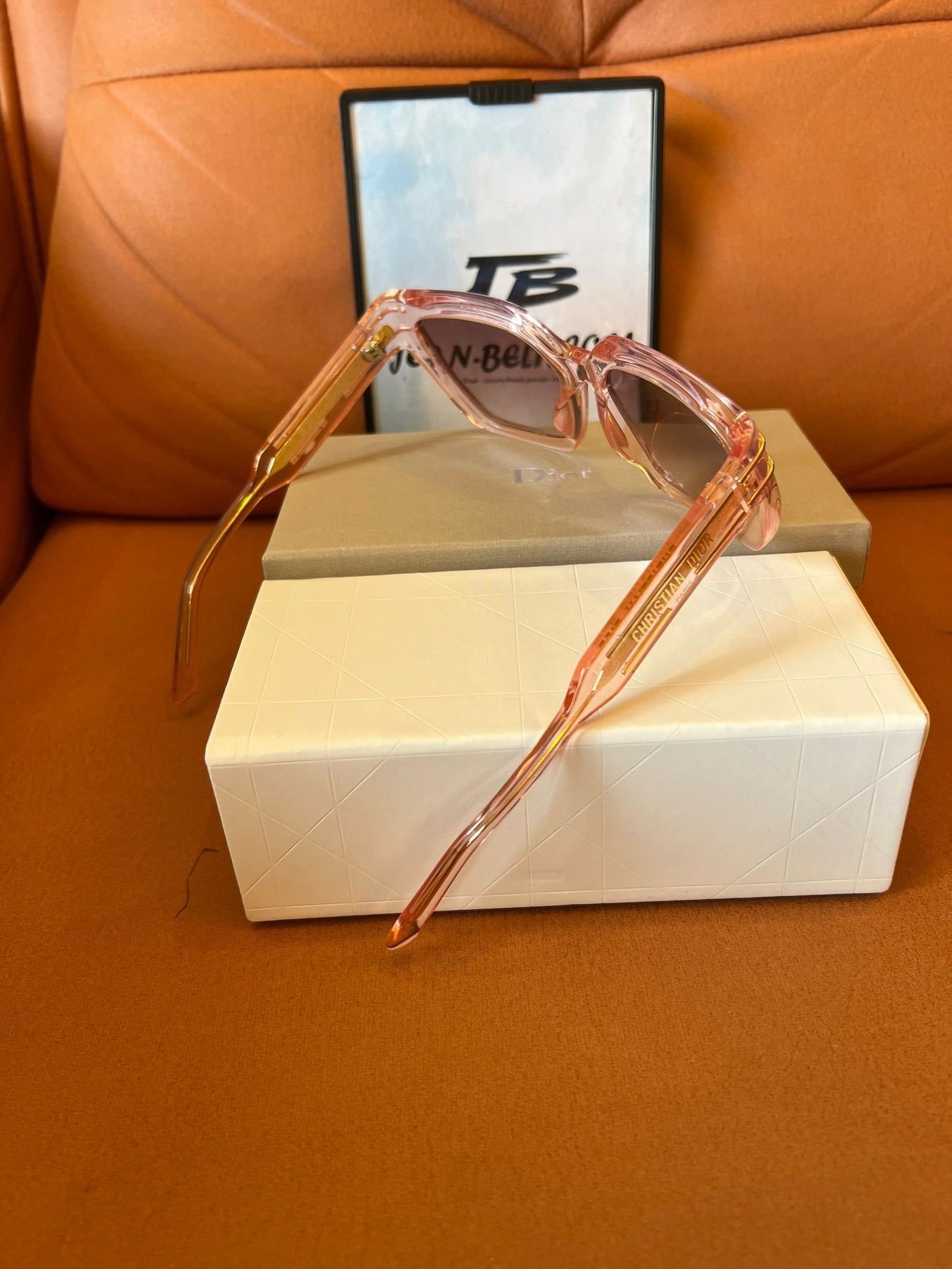 Christian Dior Butterfly Pink Sunglasses - Gradient Lens