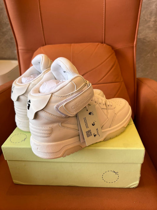 Off-White™ Out of Office high-top leather sneakers