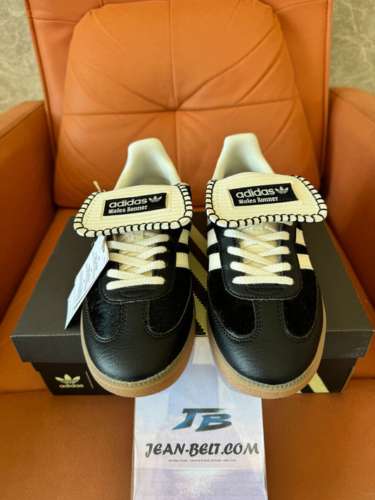 Adidas x Gucci Gazelle Black & White Pony Hair Collaboration Sneakers