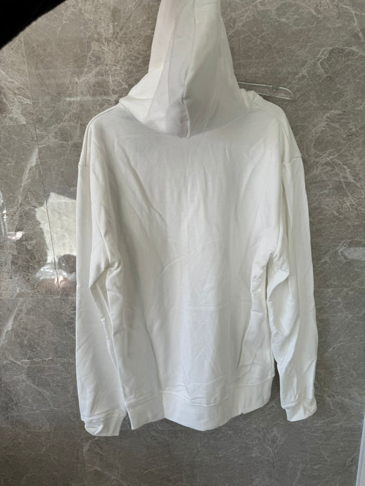 Sudadera con capucha Dsquared2 ICON con salpicaduras de pintura - blanca