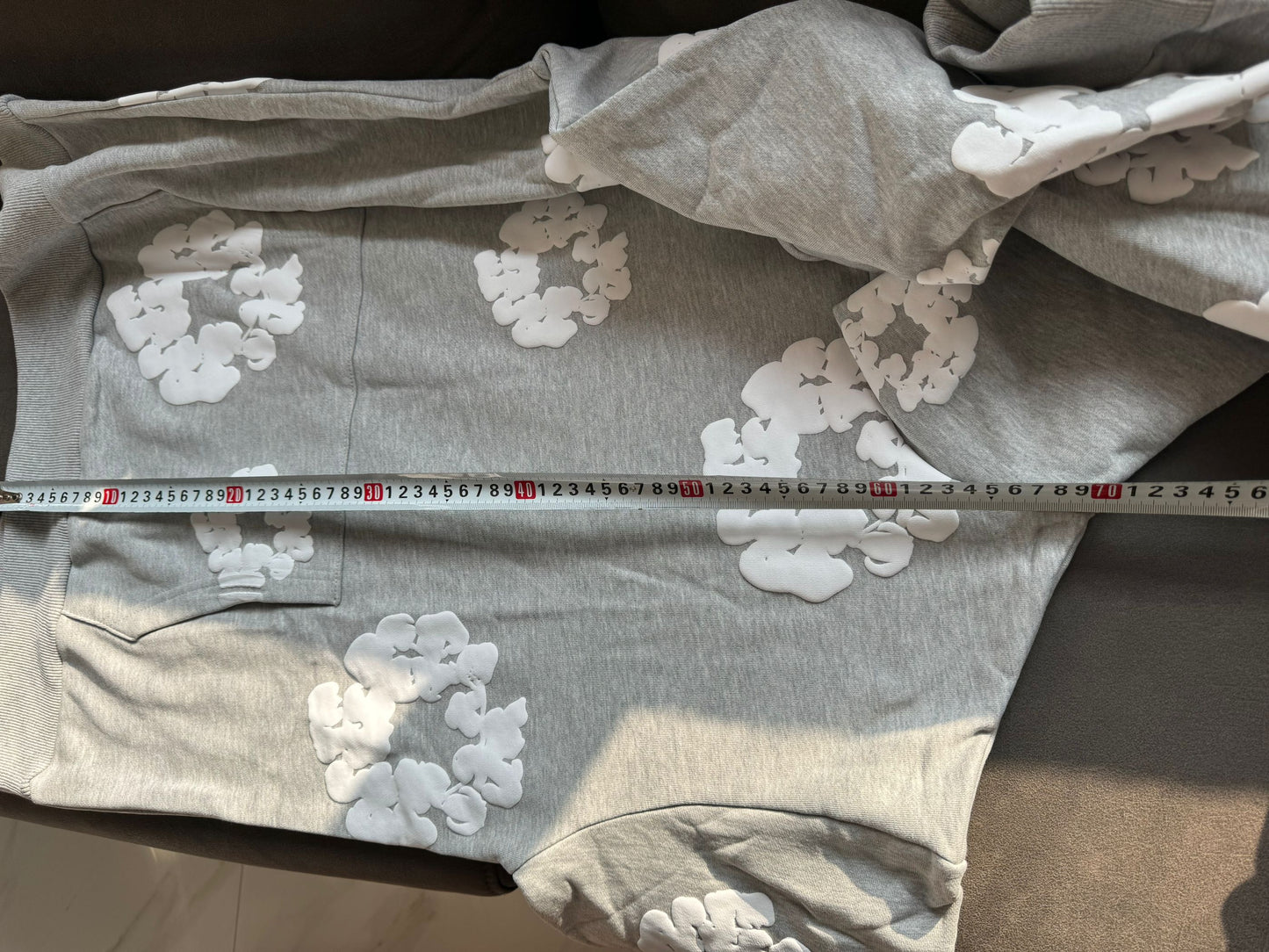 Denim Tears floral grey hoodie