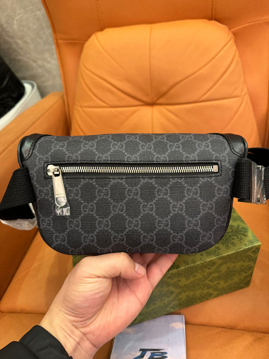 Gucci Interlocking G Belt Bag Black