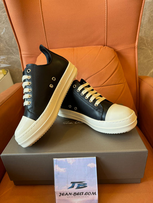 Zapatillas de cuero Rick Owens de caña media