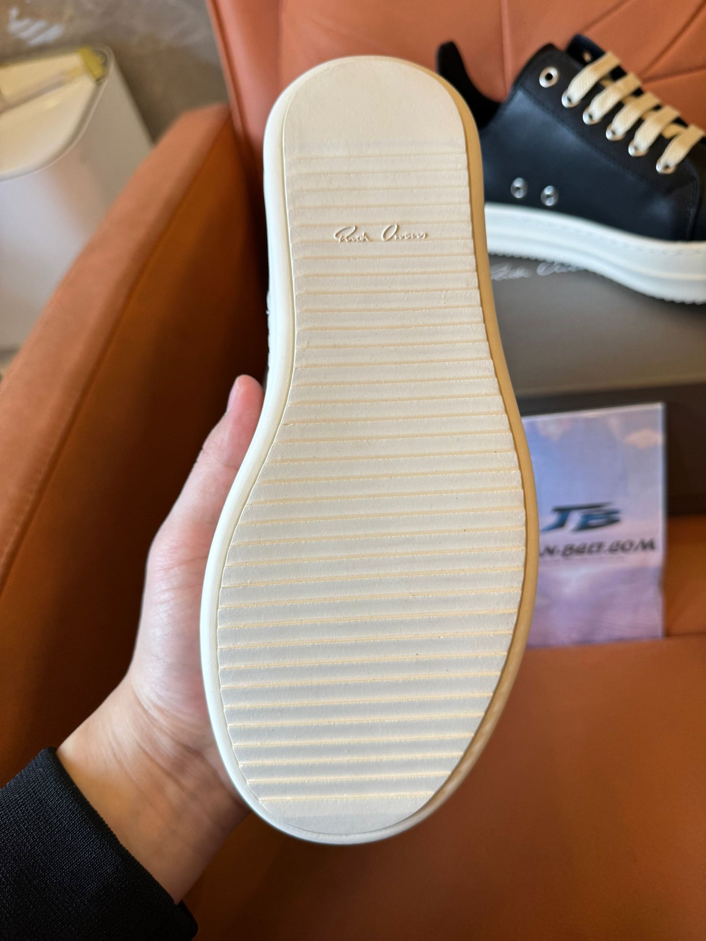 Zapatillas de cuero Rick Owens de caña media