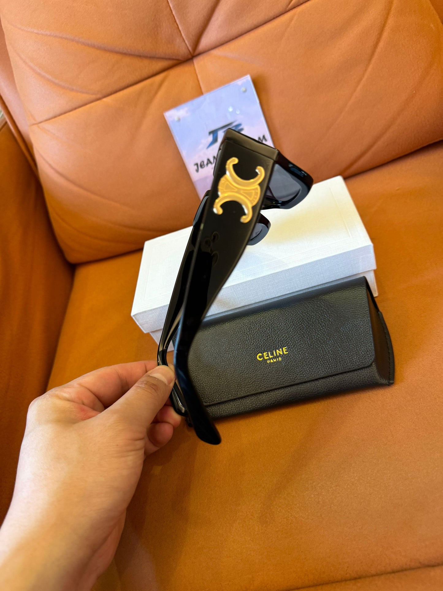 Celine Triomphe Oversized Square Sunglasses