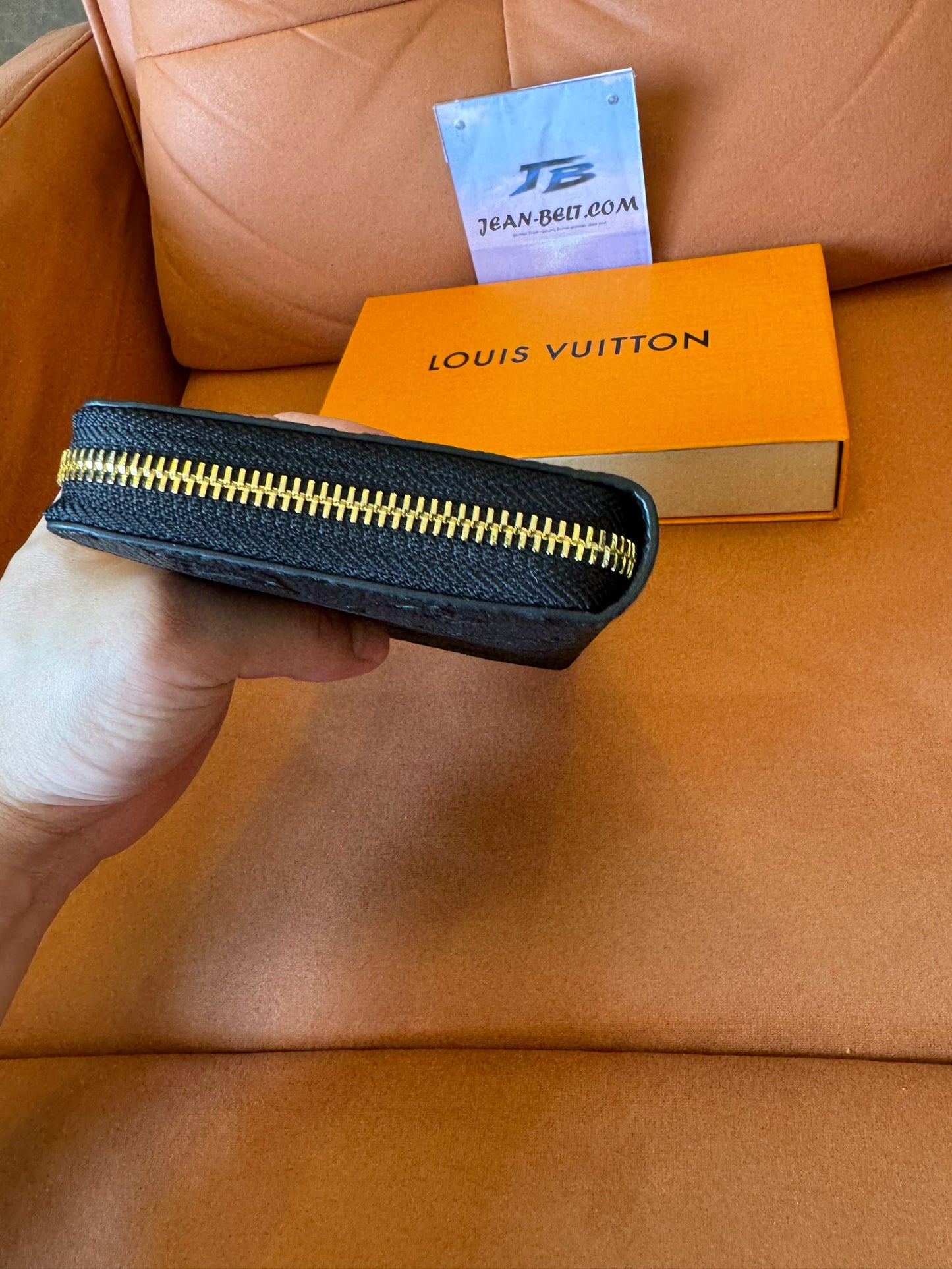 Cartera con cremallera Louis Vuitton Empreinte – cuero repujado con monograma negro