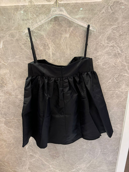 Prada satin logo top