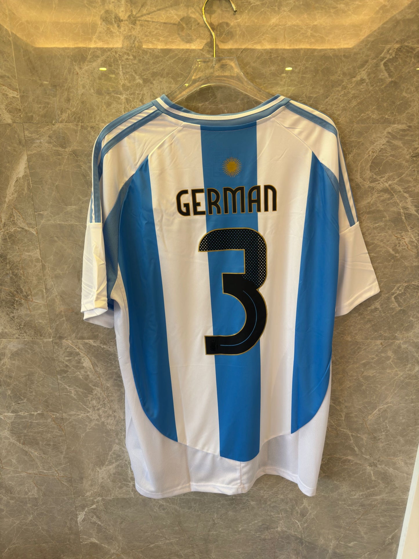 Adidas Argentina National Team 2022 FIFA World Cup Jersey - German Edition