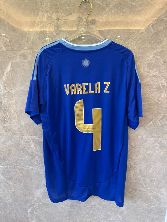 Official Argentina national teamaway jersey - FIFA 2022 edition, Varela Z #4