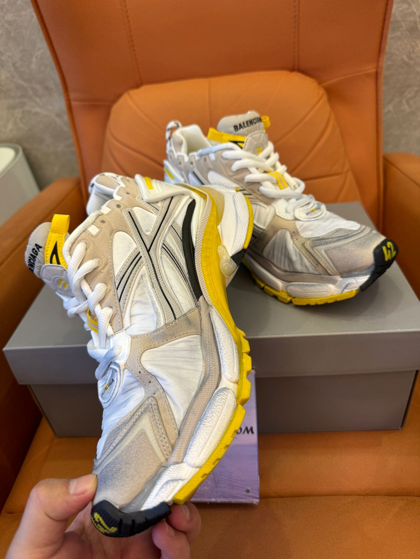 Balenciaga Runner Trainers in Grey