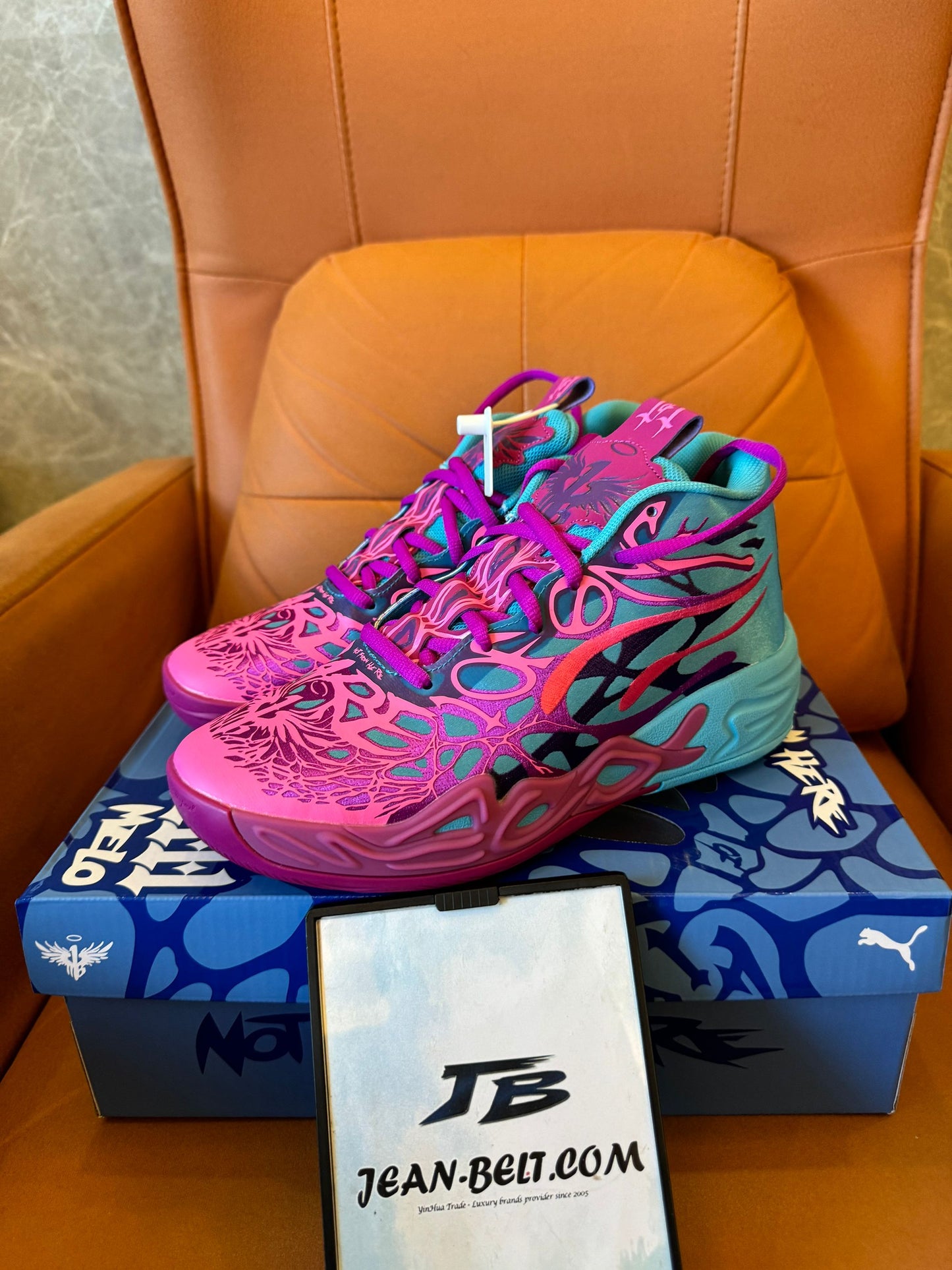 Zapatillas de baloncesto Puma x LaMelo Ball MB.02 Galaxy en rosa y azul