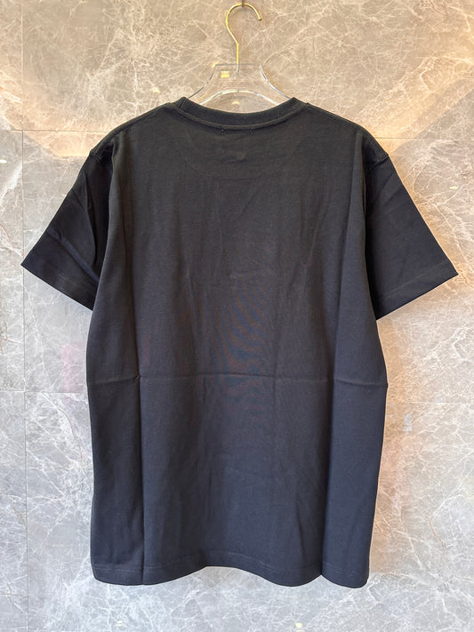 T-shirt Christian Dior Couture coupe décontractée noir en jersey de coton