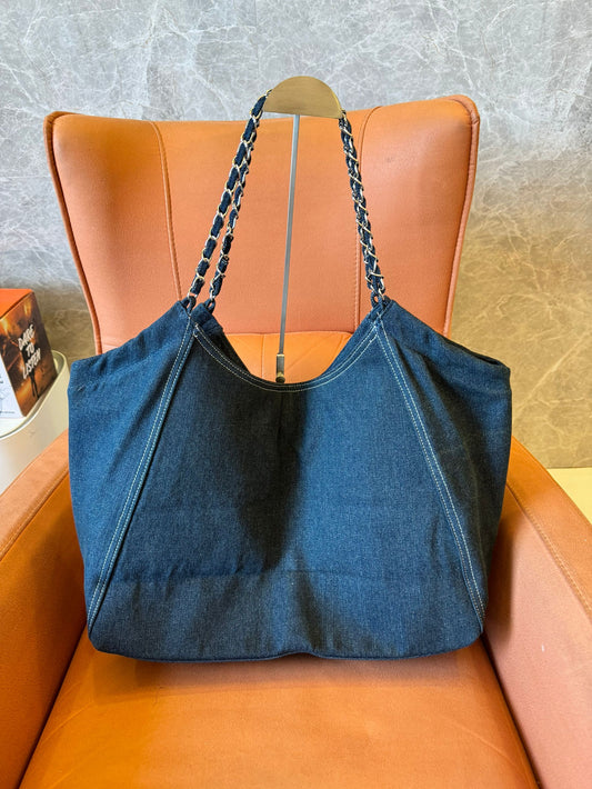 Chanel Vintage Tote Jeans