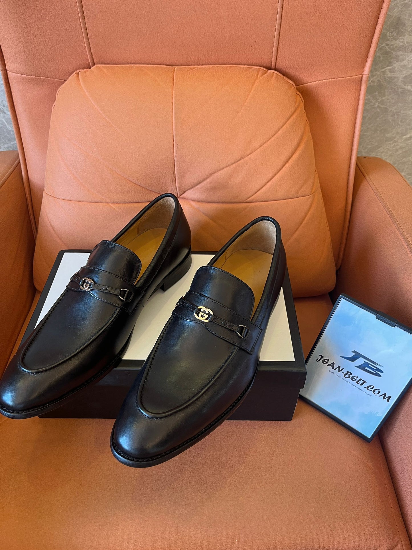 Mocasines de piel Gucci Ed G-Bit para hombre