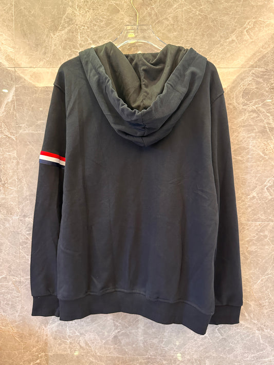 Chaqueta deportiva con capucha Moncler negra