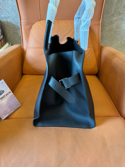 Sac fourre-tout The Row Margaux 10 noir argent