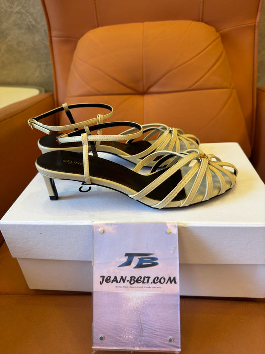 Celine Gladiator Shoes Cream