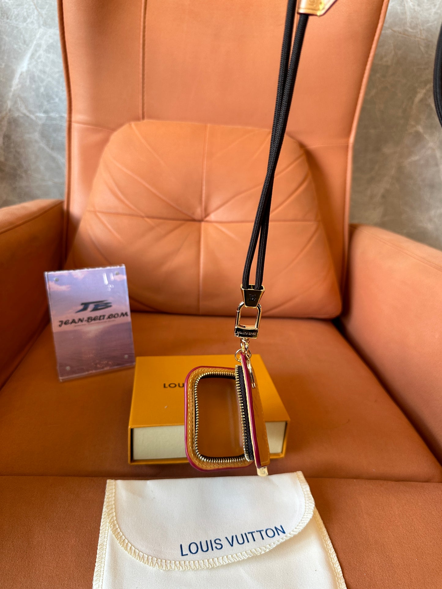 Louis Vuitton Monogram Leather Key Pouch