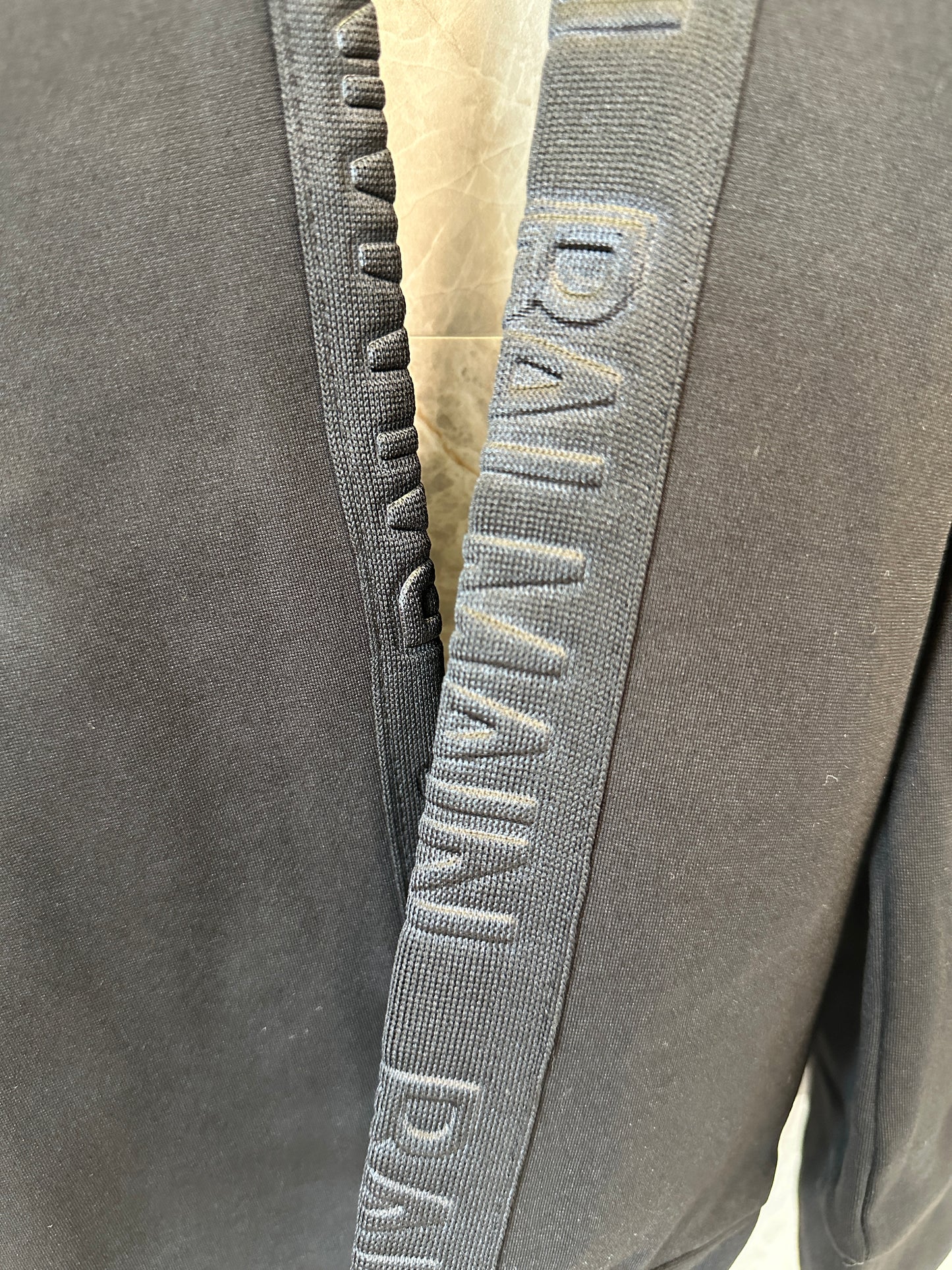 Balmain Black Zip Jacket & Jogger Set