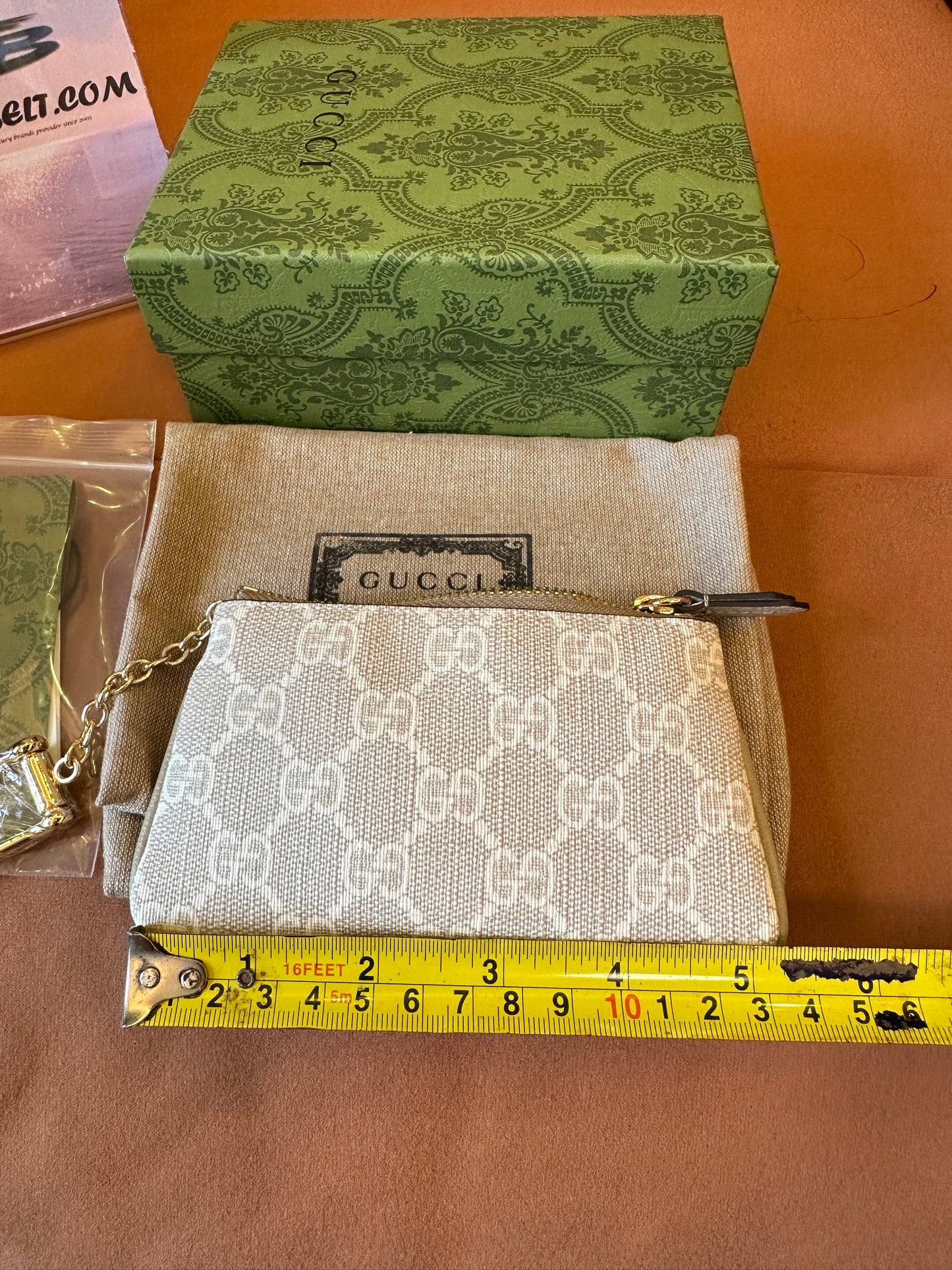 Gucci GG Supreme Canvas Key Pouch