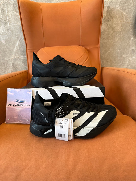 Adidas Adizero Running Shoes Black White Lightweight Performance Sneakers