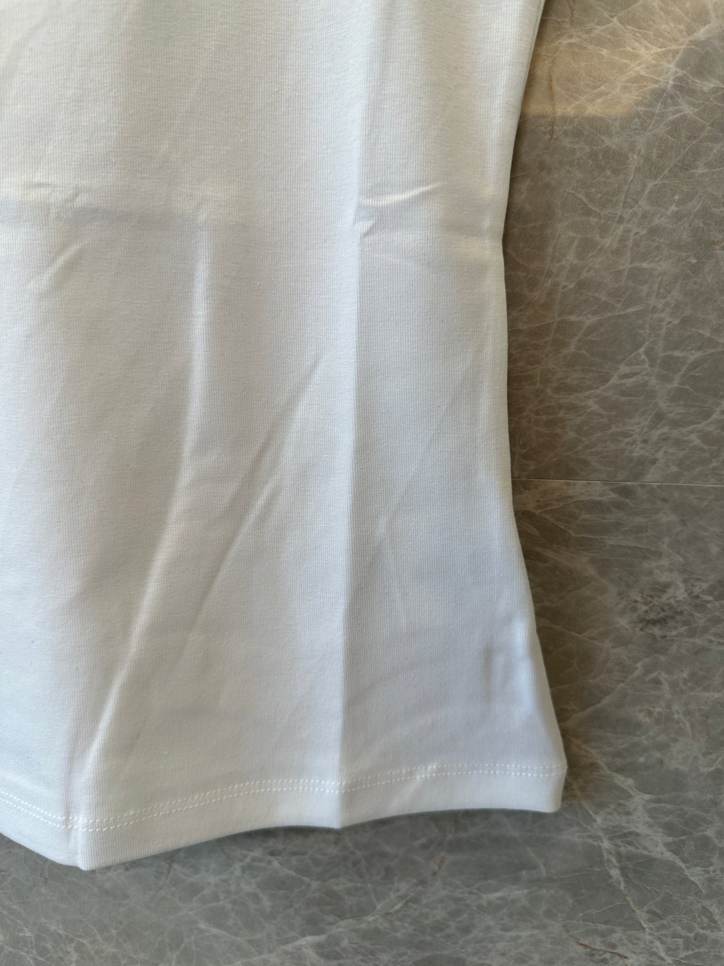 Prada Triangle Logo Tank Top Women Sleeveless Slim Fit White Basic Top