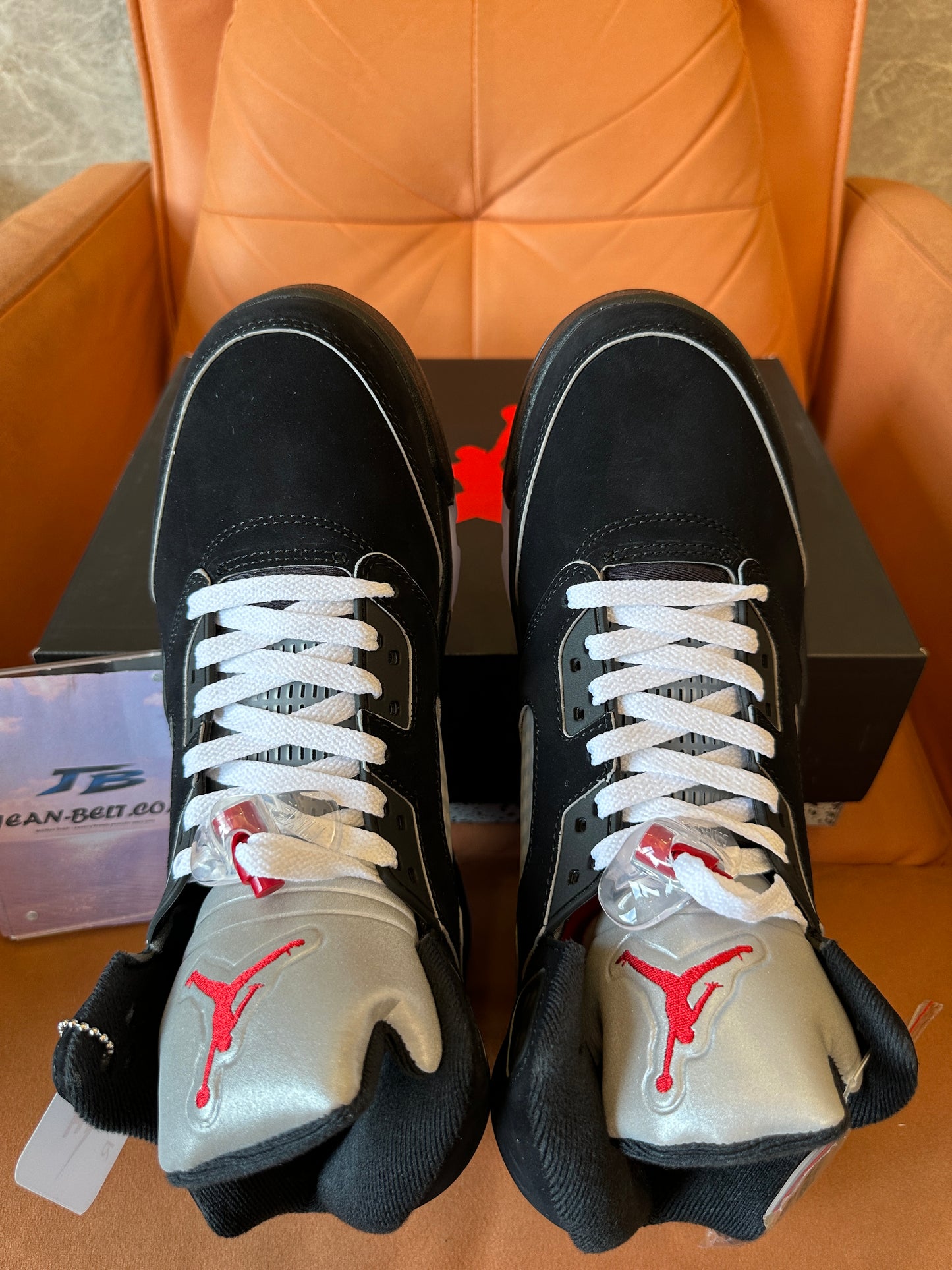 Air Jordan 5 Retro “Black Metallic Silver” Sneakers