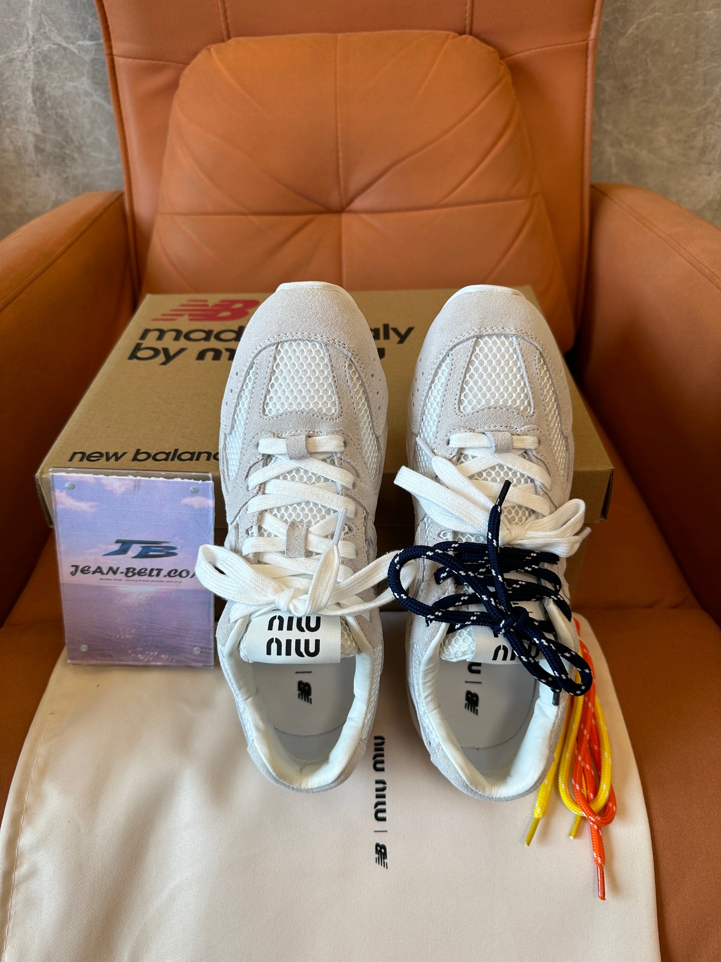 New Balance x Miu Miu 530 Sneakers Cream
