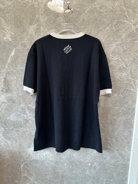 Louis Vuitton Floral Embroidered Knit T-shirt