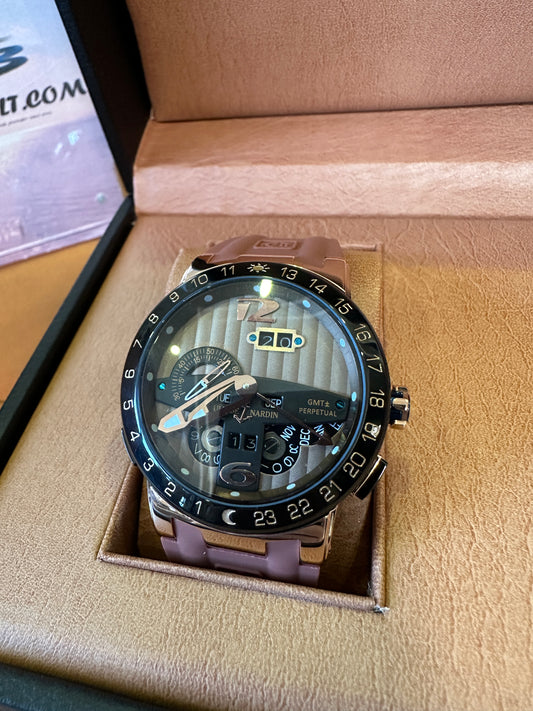 Ulysse Nardin Executive Perpetual Calendar Dual Time Rose Gold Limited Edition
