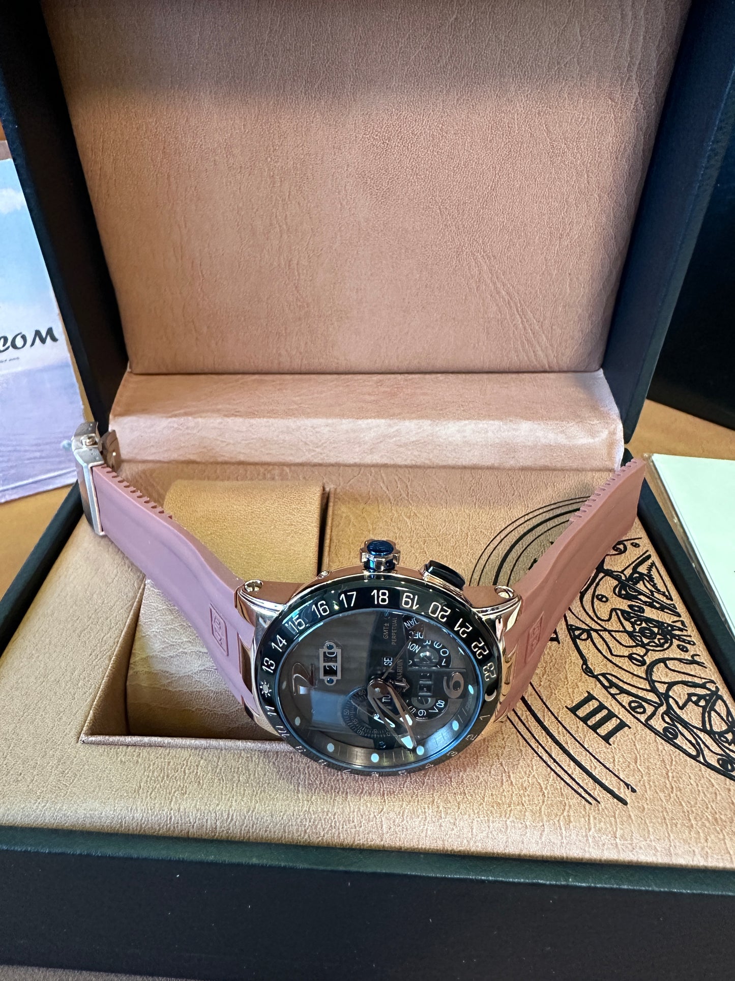 Ulysse Nardin Executive Perpetual Calendar Dual Time Ouro Rosa Edição Limitada