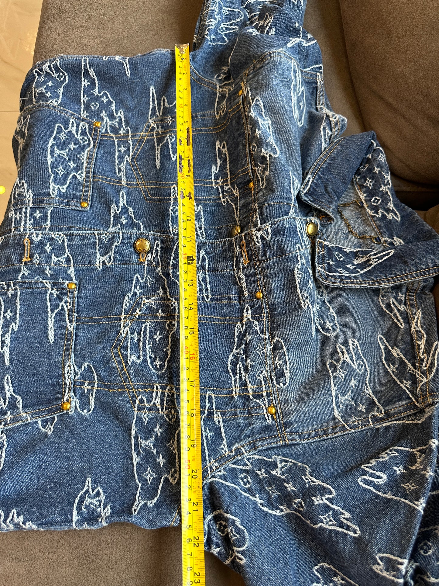 Louis Vuitton Monogram Clouds Denim Set
