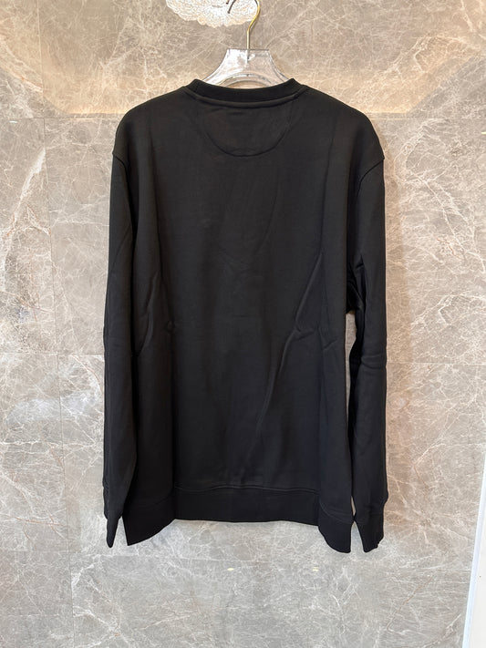 Camiseta básica de manga larga negra de Fendi