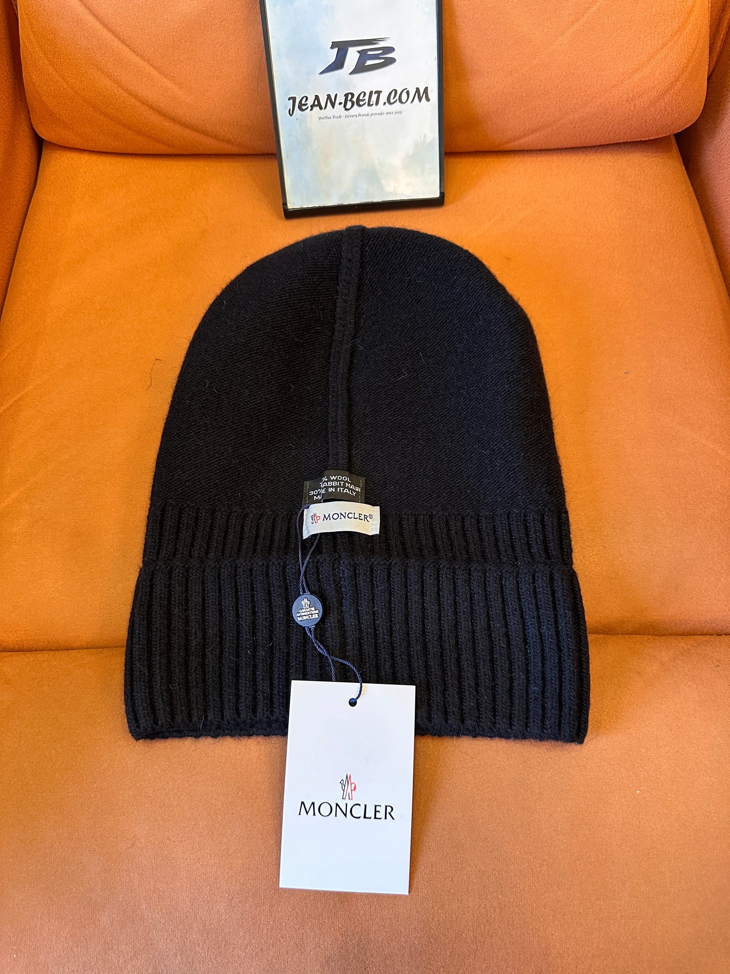 Gorro de lana acanalada Moncler