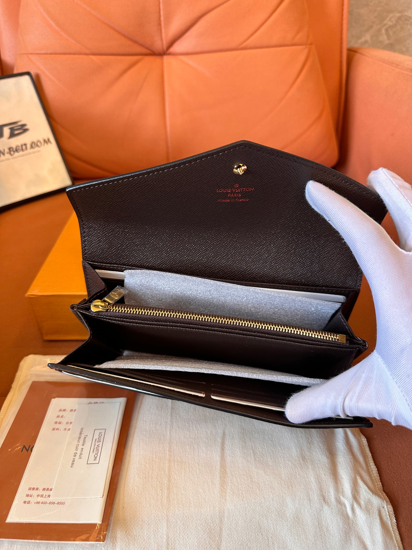 Cartera Louis Vuitton Damier Ebene