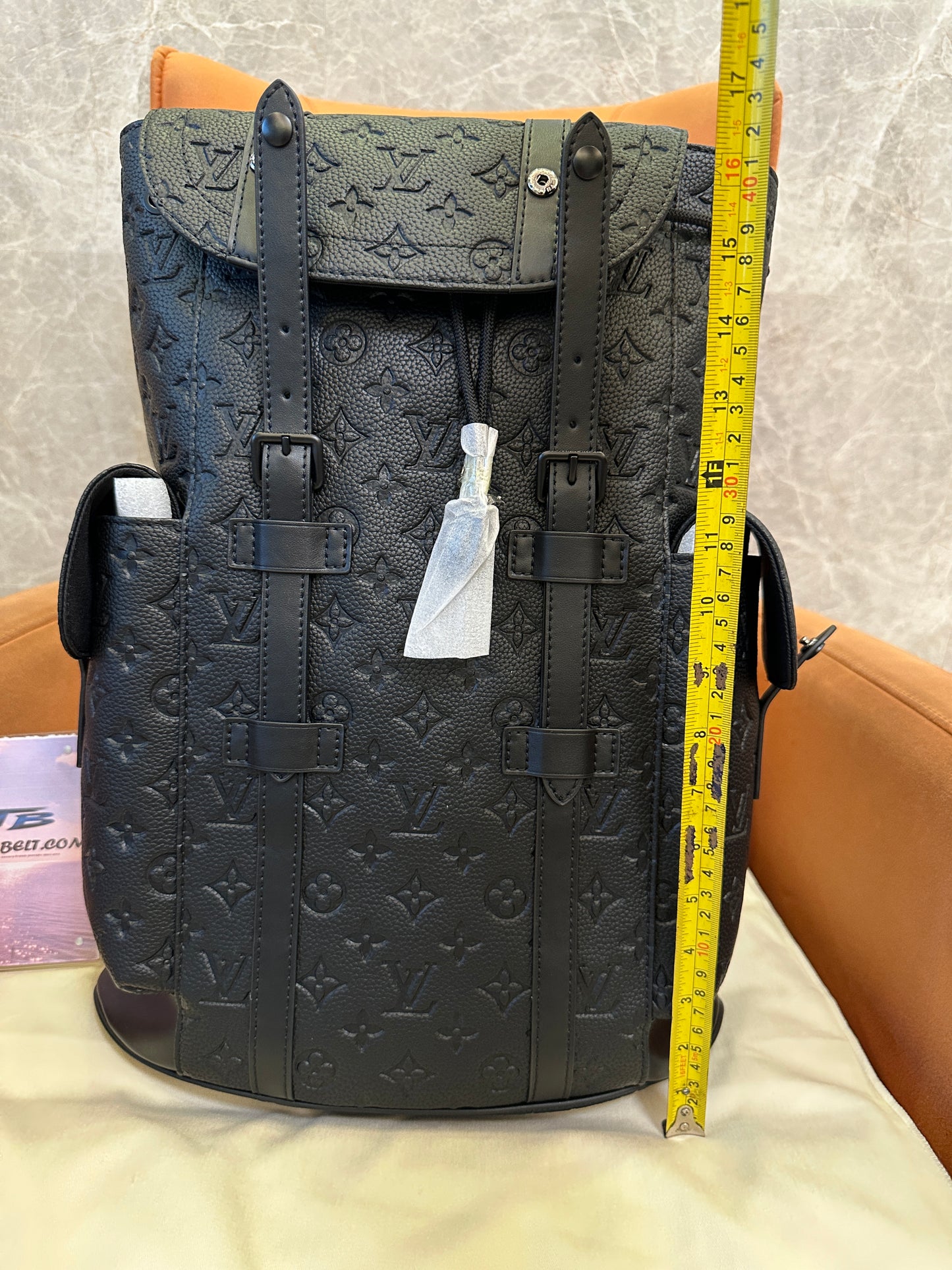 Louis Vuitton Christopher PM Backpack in Monogram Shadow Leather – Black