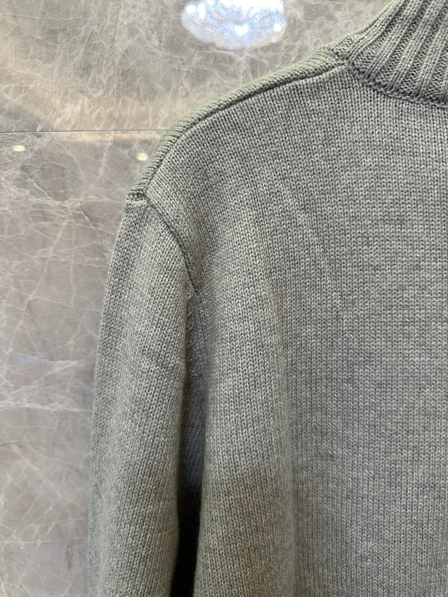 Polo Ralph Lauren Grey Half-Zip Sweater