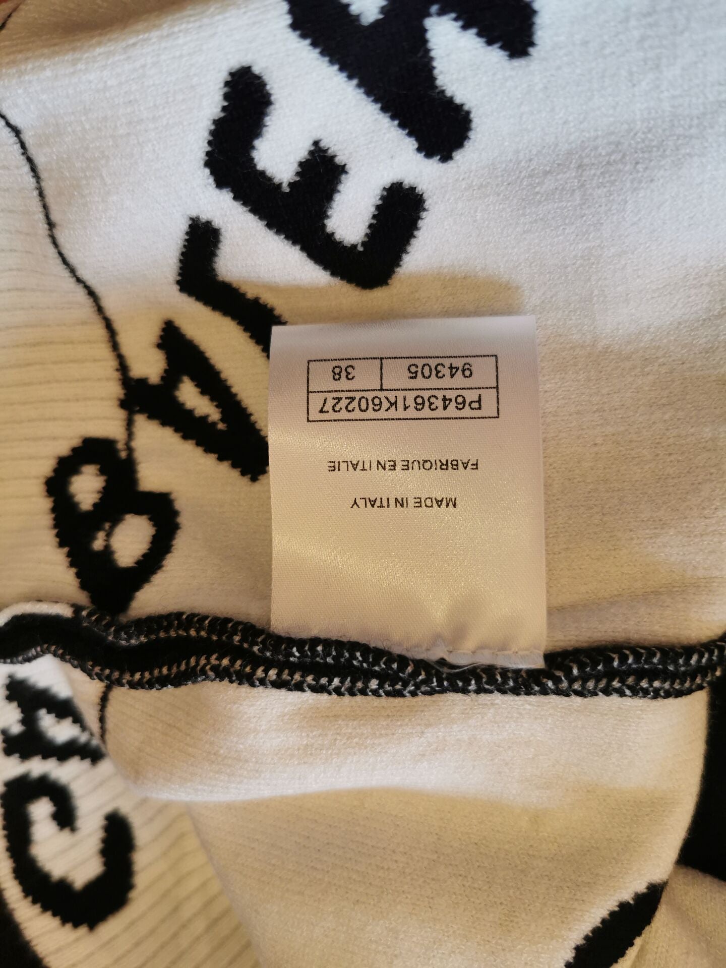 Balenciaga All-Over Logo Embroidered Cardigan in Black